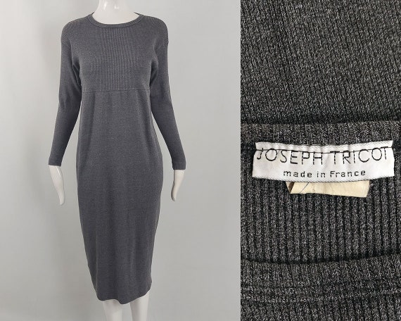 S oneshoulder shirt knit dress グレー Serena Cable Sweater Dress