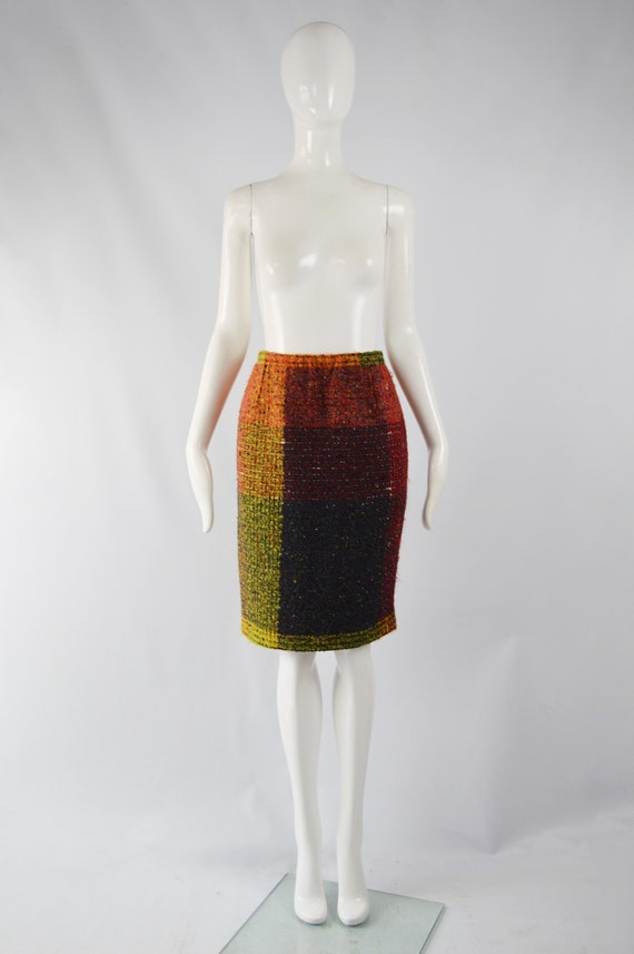 Vintage CHRISTIAN LACROIX Skirt Multicoloured Che… - image 2