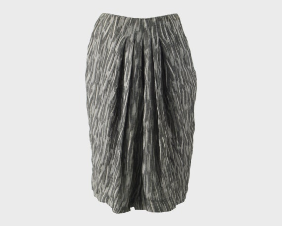 Giorgio Armani, GIORGIO ARMANI 90s Pleated Skirt Minimalist Clothing Gauze Skirt