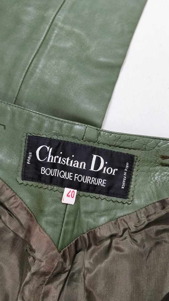 Vintage 80s CHRISTIAN DIOR Pants, Green Leather Pants, Lace up Leather Trousers, High Waist Pants, Riding Pants, Dior Vintage Trousers, XS - Etsy Vintage 80s CHRISTIAN DIOR Pants, Green Leather Pants, Lace up Leather Trousers, High Waist Pants, Riding Pants, Dior Vintage Trousers, XS - Etsy