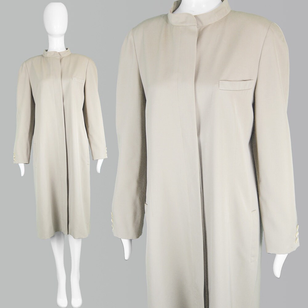 High Collar Coat - Etsy