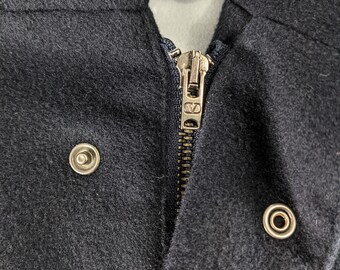 80s VALENTINO COAT Mens Wool & Cashmere Coat Utility Pockets