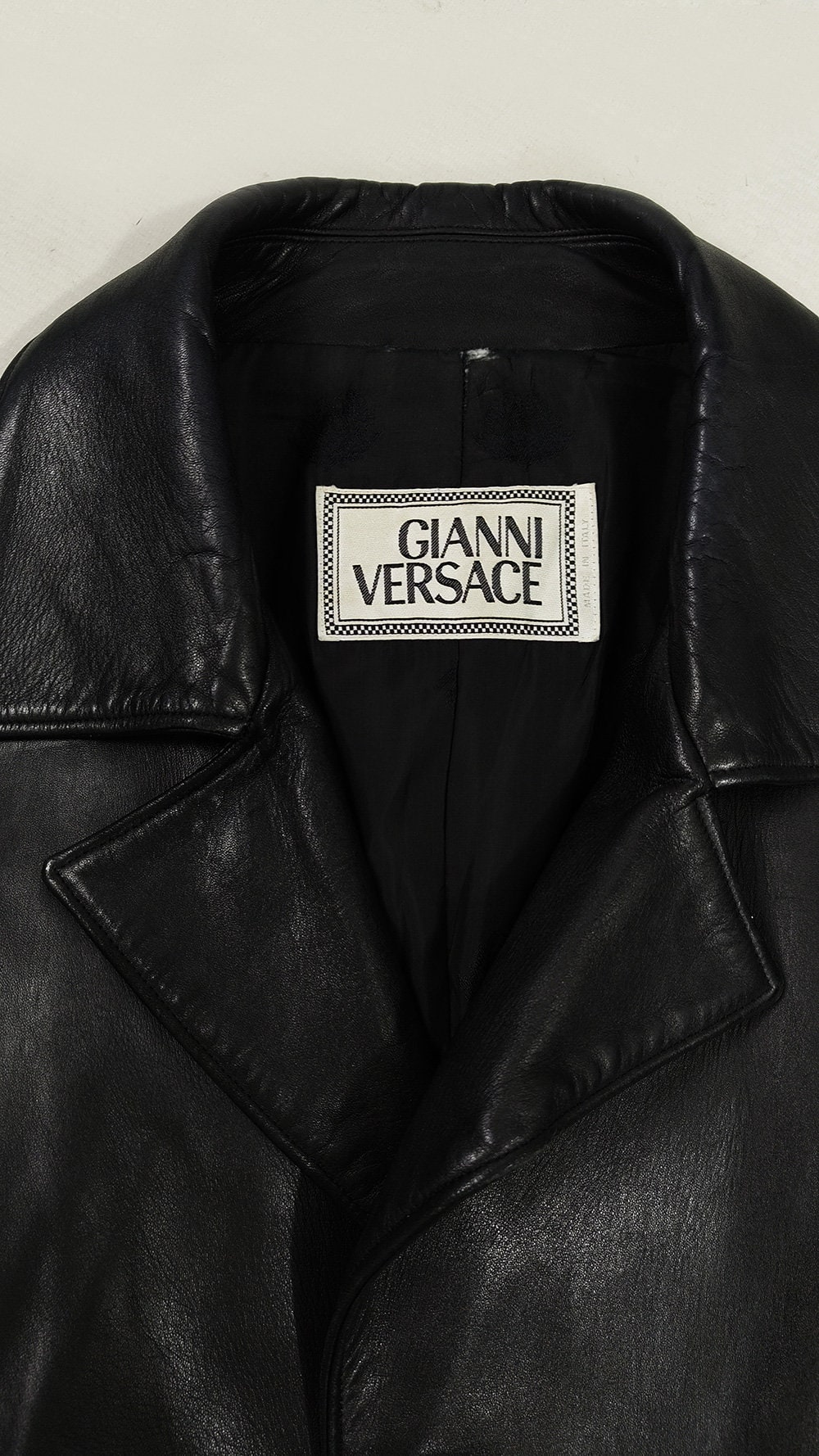 Vintage GIANNI VERSACE Mens Leather Jacket, Buttery Soft Vintage GIANNI VERSACE Mens Leather Jacket, Buttery Soft