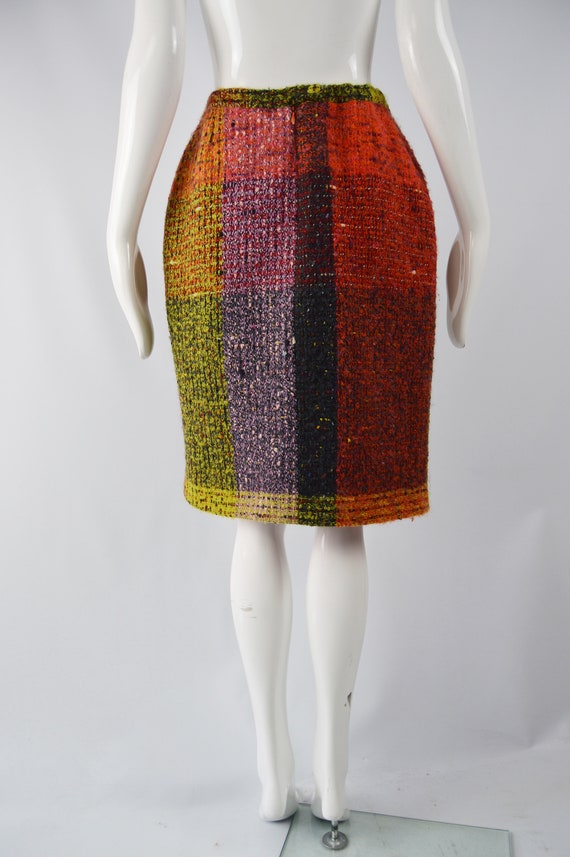 Vintage CHRISTIAN LACROIX Skirt Multicoloured Che… - image 6