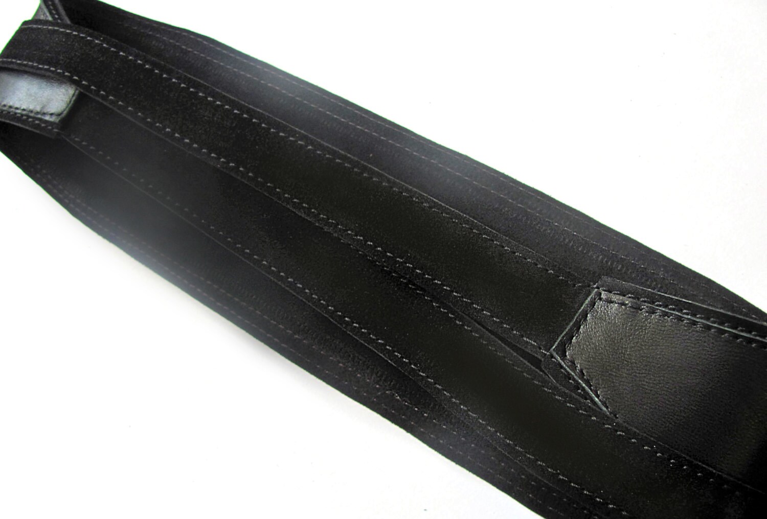 Black Leather Obi Belt Black Wide Waist Belt Etsy UK