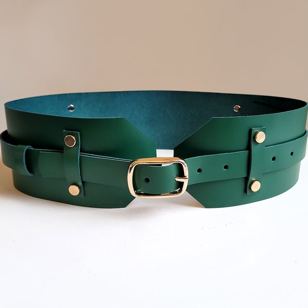 Acceptance Wide Leather Belt