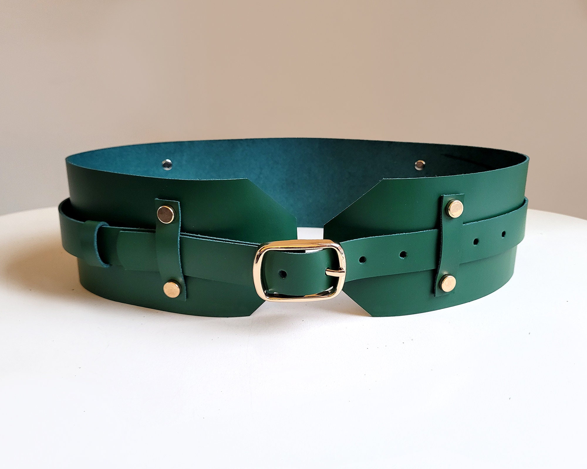 Emerald Waist Belt - Etsy