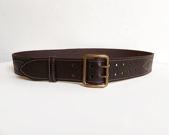 小物 double belt (smooth leather) w ovy deci double belt (smooth leather) w ovy deci（Buy Dark Brown 2