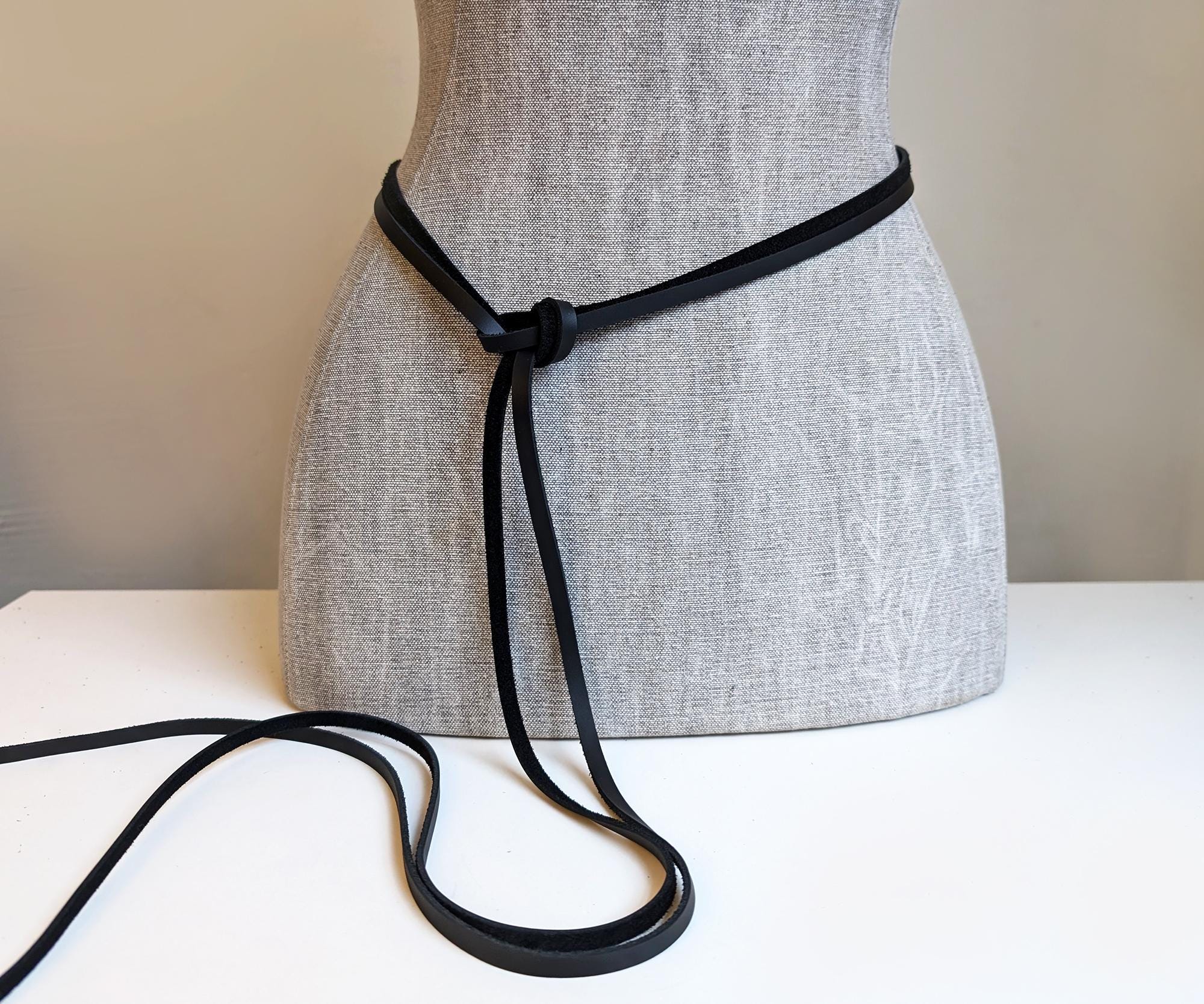 Genuine Leather String Belt: Multi-wrap Waist & Body Strap  display picture 1