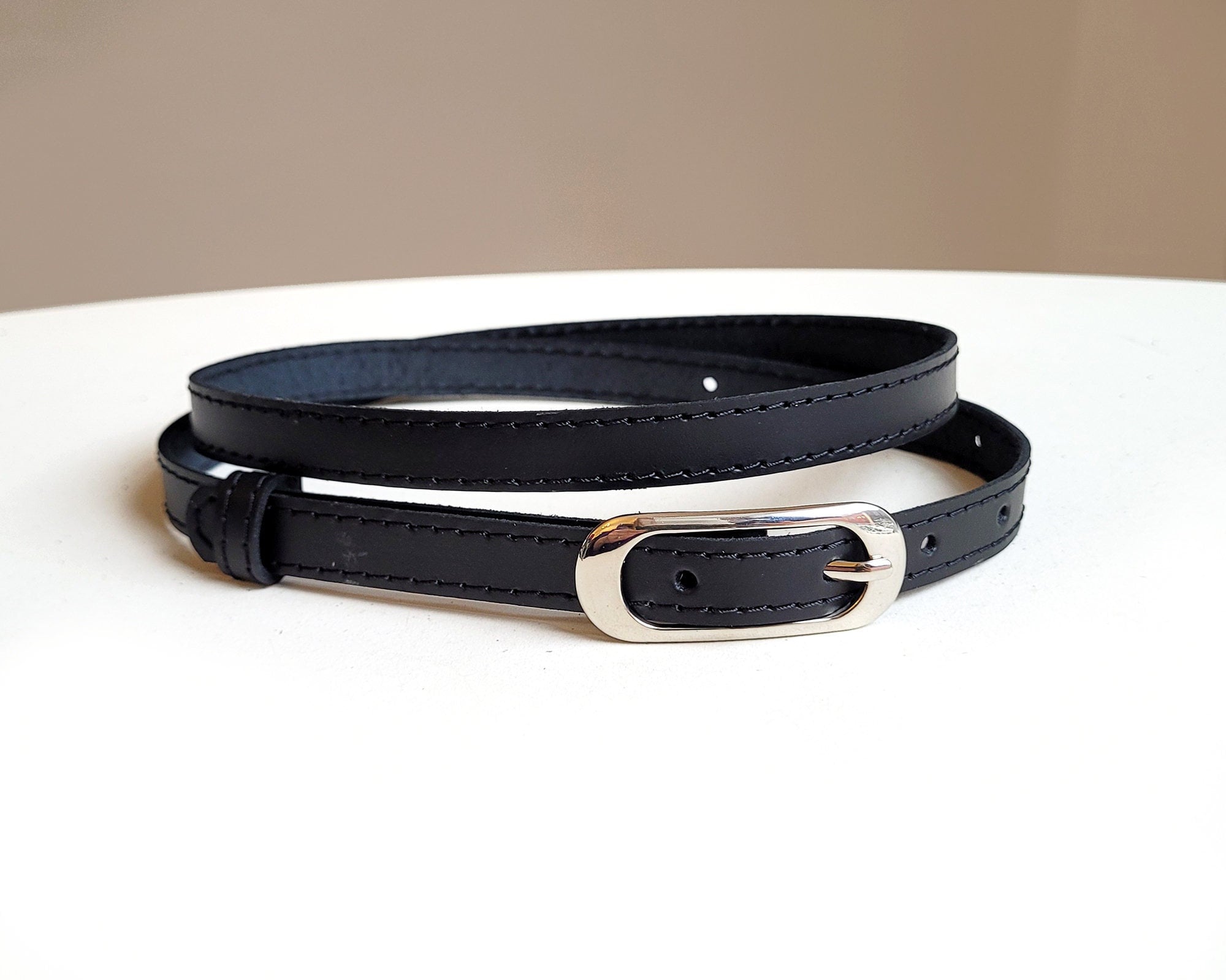 Black Men's Leather Belts − Now: Shop up to −46%