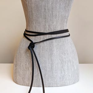Genuine Leather String Belt: Multi-Wrap Waist & Body Strap