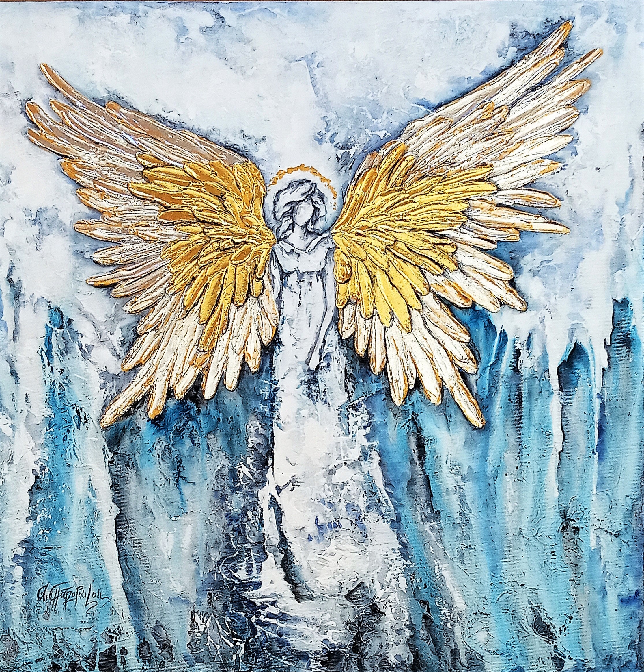 Angel painting on sale