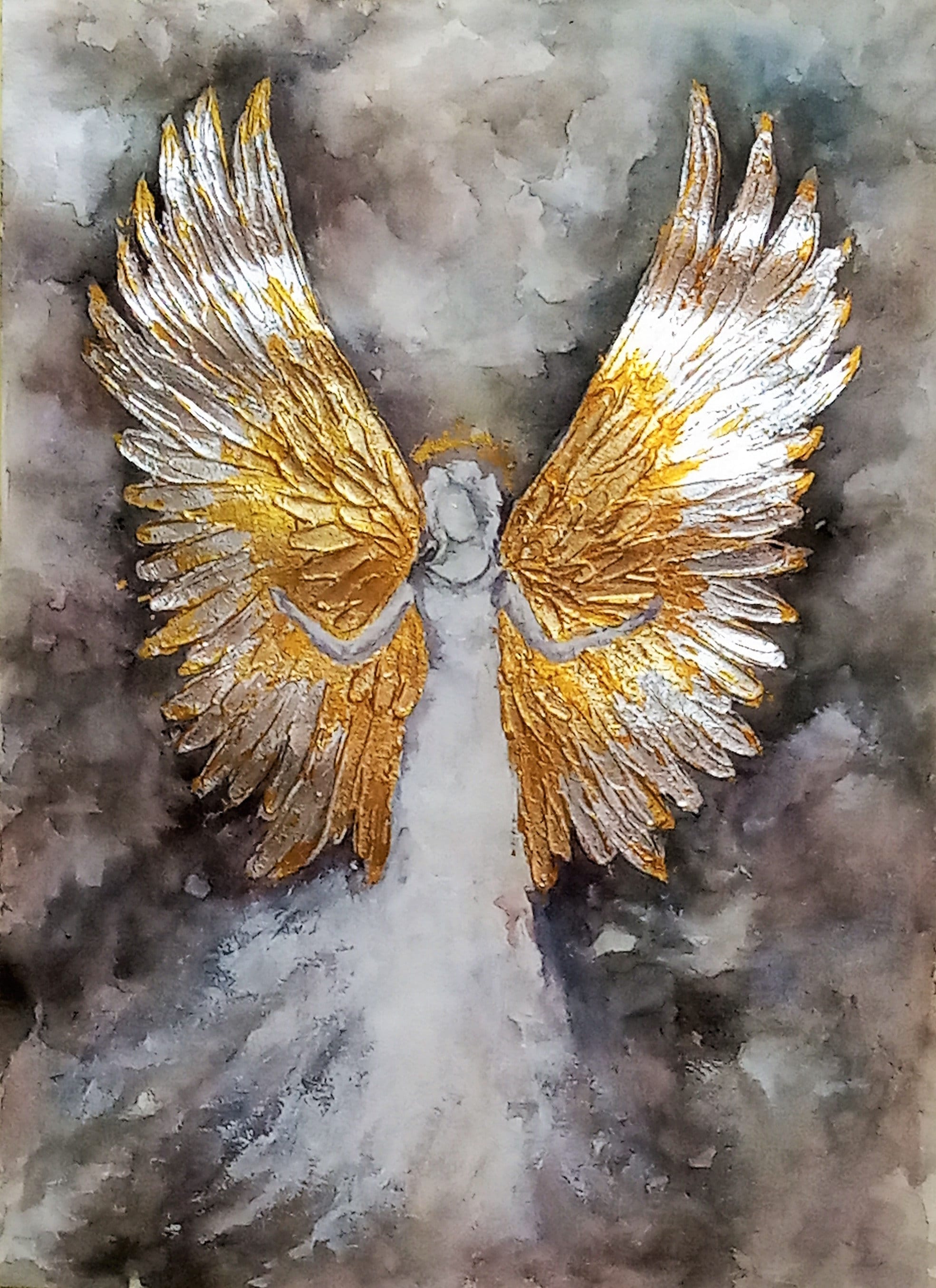 Abstract Angel Wing Drawings