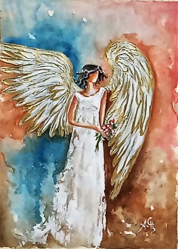 VGOODALL - Set di 32 ciondoli a forma di angelo custode con sacchetto in organza, per comunioni, cresime, matrimoni e battesimi, regalo per le feste