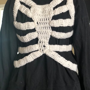 Skeleton Crochet Corset 