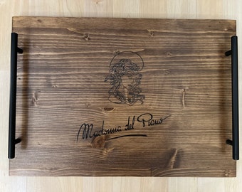 Italian Wine Crate Lid Serving Tray