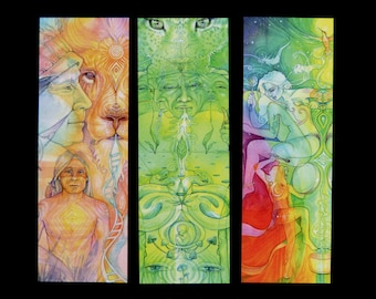 Shamanic Medicine Bookmark set