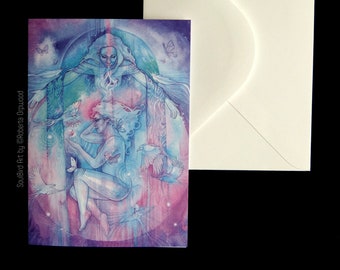 Healing Goddess Greeting Card