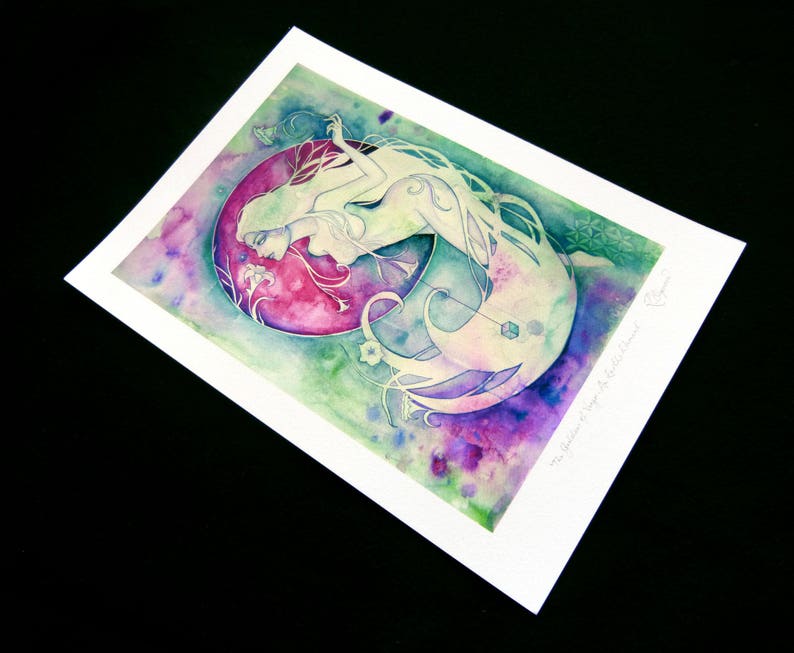 Virgo Zodiac Goddess Art Print | Etsy