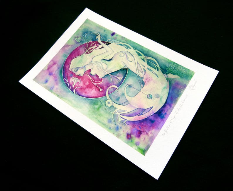 Virgo Zodiac Goddess Art Print image 10