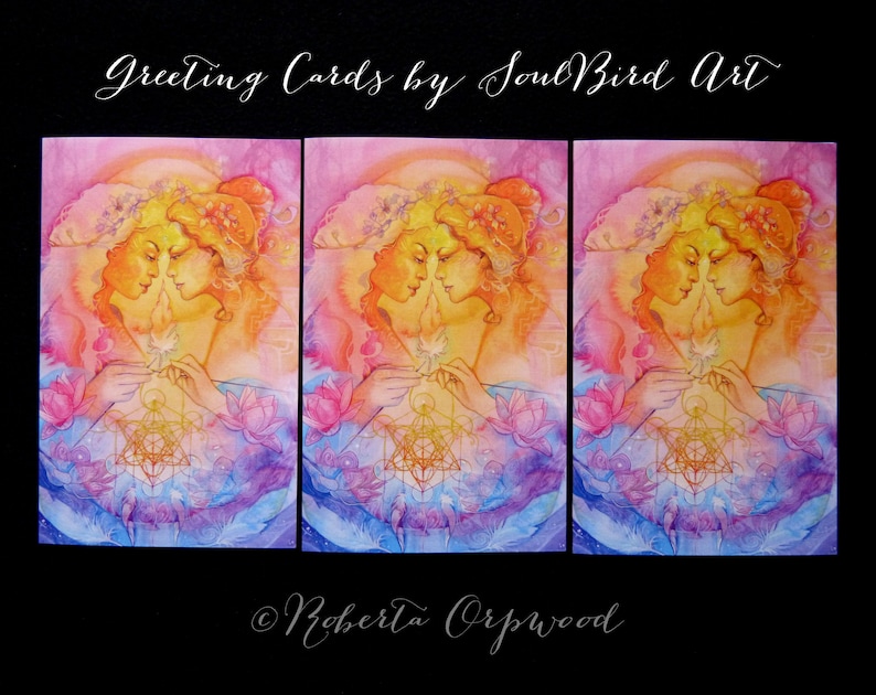 Greeting Card set of 3 Soul Sisters