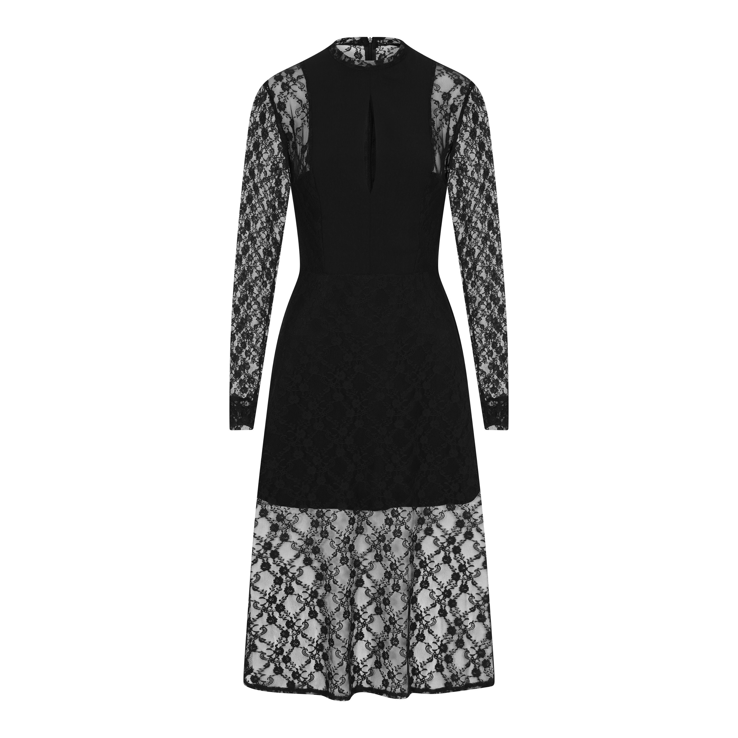 amelie lace dress Amlie Pearl Lace Midi Dress M