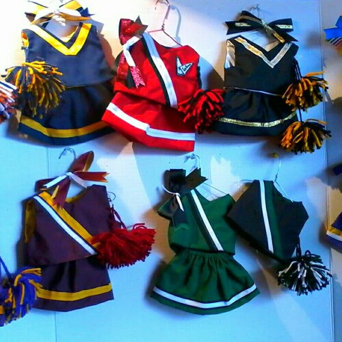 Cheerleading Uniforms for American Girl Dolls and Other Etsy