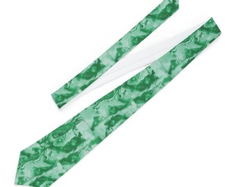 Green Marble Necktie