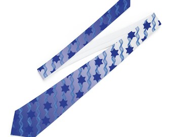 Waves and Stars Necktie