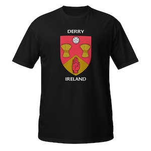 Derry Northern Ireland Coat of Arms Short-Sleeve Unisex T-Shirt