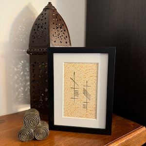 Anam Cara (Soul Friend) Ogham 5x7 Print