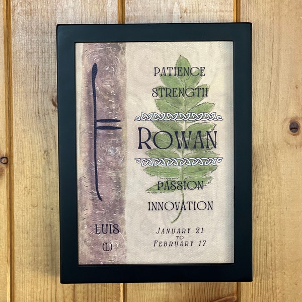 Rowan Tree & Ogham Letter Luis | Celtic Tree Astrology