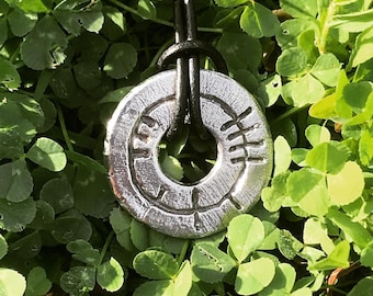 Ogham Necklace - Circle of Life (Beatha)