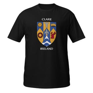 Clare Ireland Coat of Arms Short-Sleeve Unisex T-Shirt