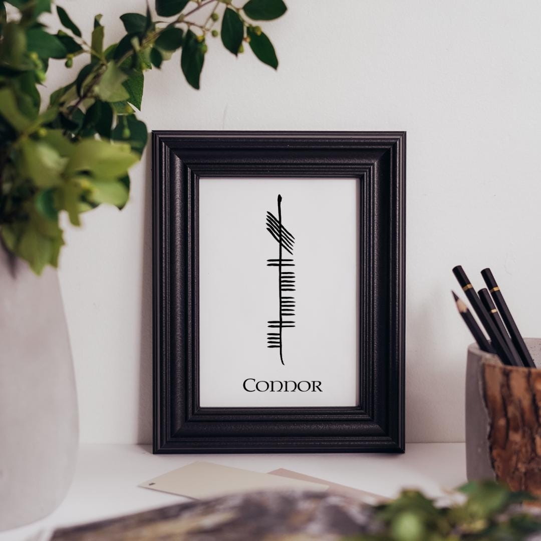 Ogham Custom Personalized Digital Print for Download