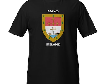 Mayo Ireland Coat of Arms Short-Sleeve Unisex T-Shirt