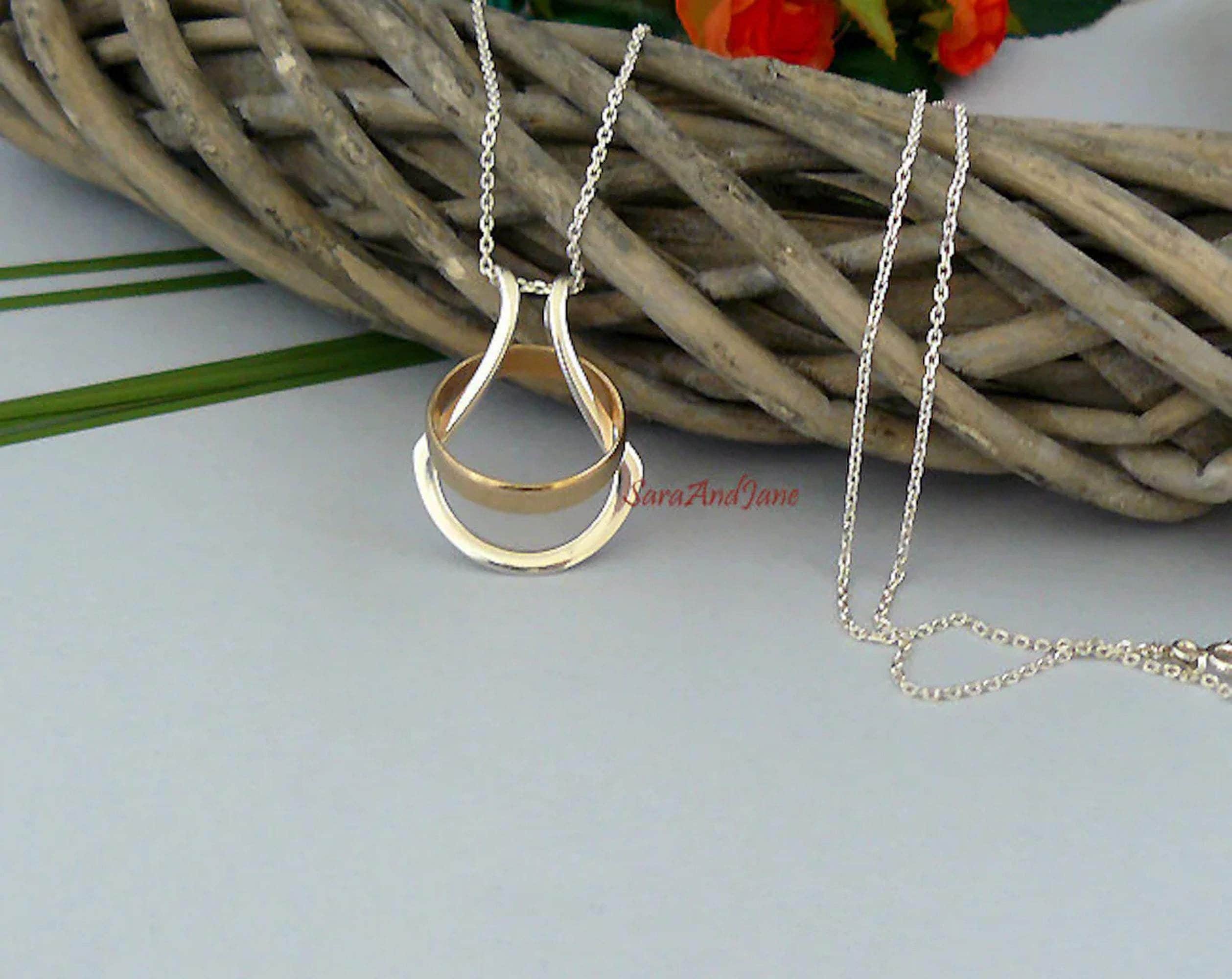 Ring holder necklace Etsy
