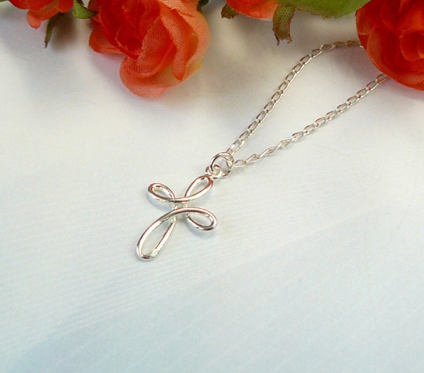 Infinity Cross Necklace Infinity Cross Faith Forever Etsy UK
