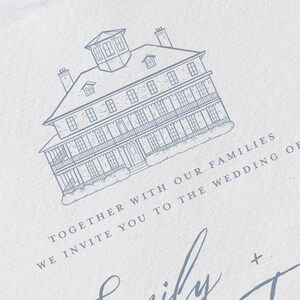 Stone House Inn in Rhode Island Venue Illustration Line Drawing - PDF & PNG Digital Download Files