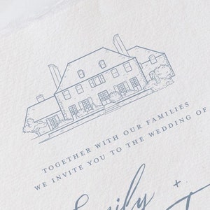 Shepherd&#39;s Run in Rhode Island Venue Illustration Line Drawing - PDF & PNG Digital Download Files