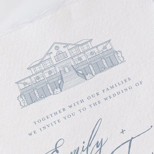 The Mackey House in Savannah, GA Illustration Line Drawing - PDF & PNG Digital Download Files