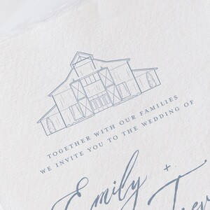 Chandelier Farms in Terrell, TX Venue Illustration Line Drawing - PDF & PNG Digital Download Files