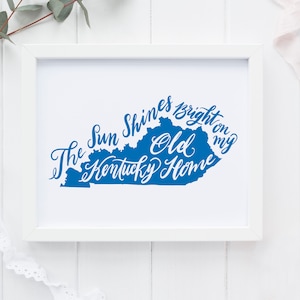 My Old Kentucky Home Kentucky Art Print