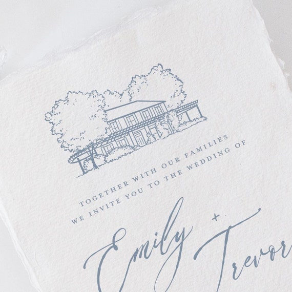 Defiance Ridge Vineyards in Defiance, MO Venue Illustration Line