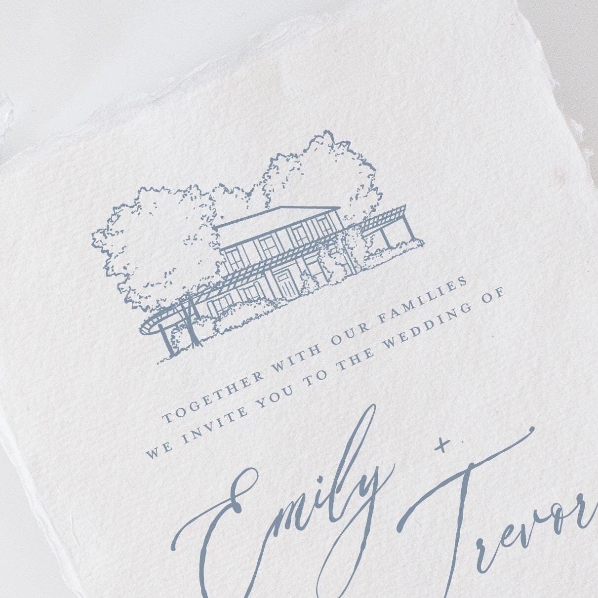 Defiance Ridge Vineyards in Defiance, MO Venue Illustration Line