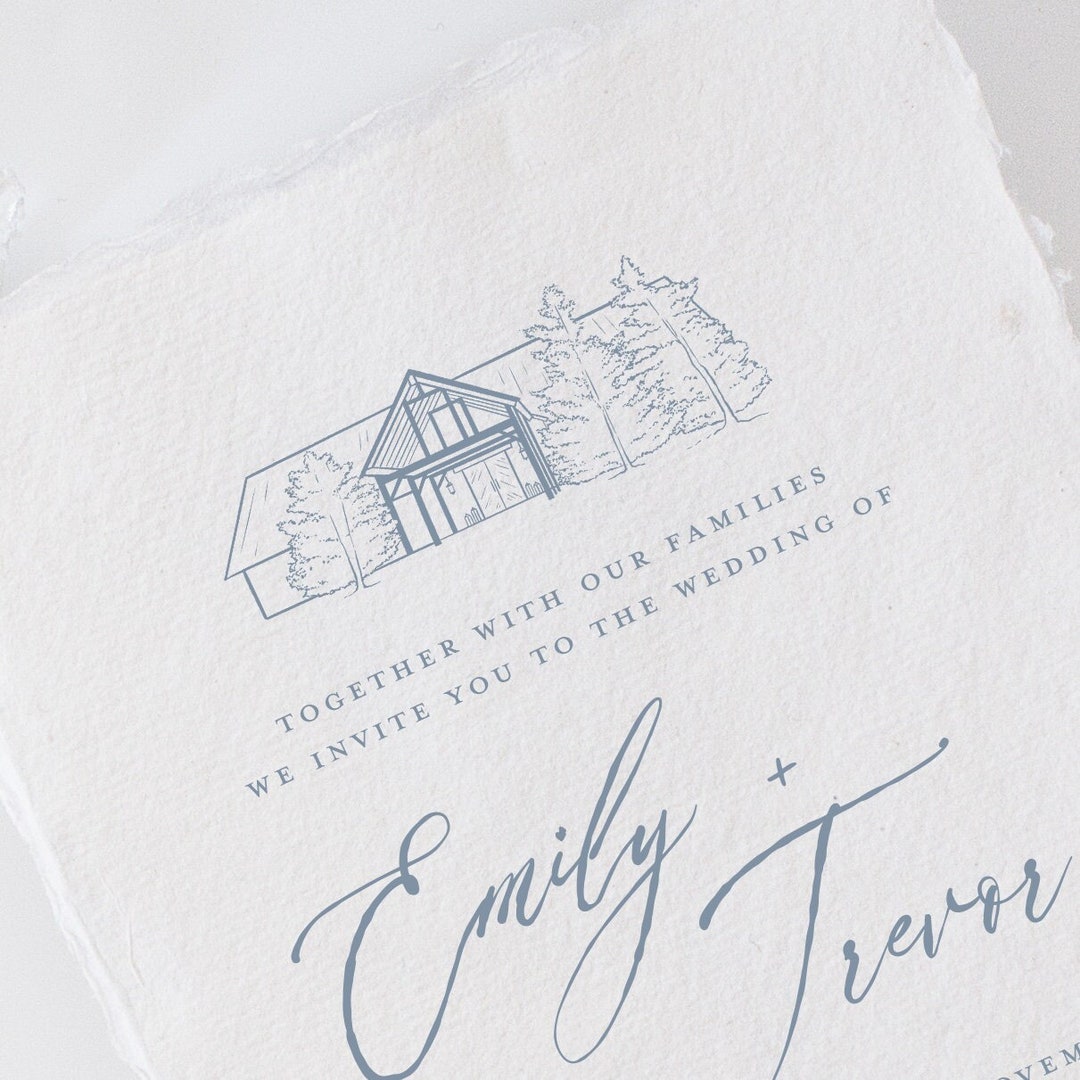 The Black Oak in Sulphur Springs, TX Venue Illustration Line Drawing