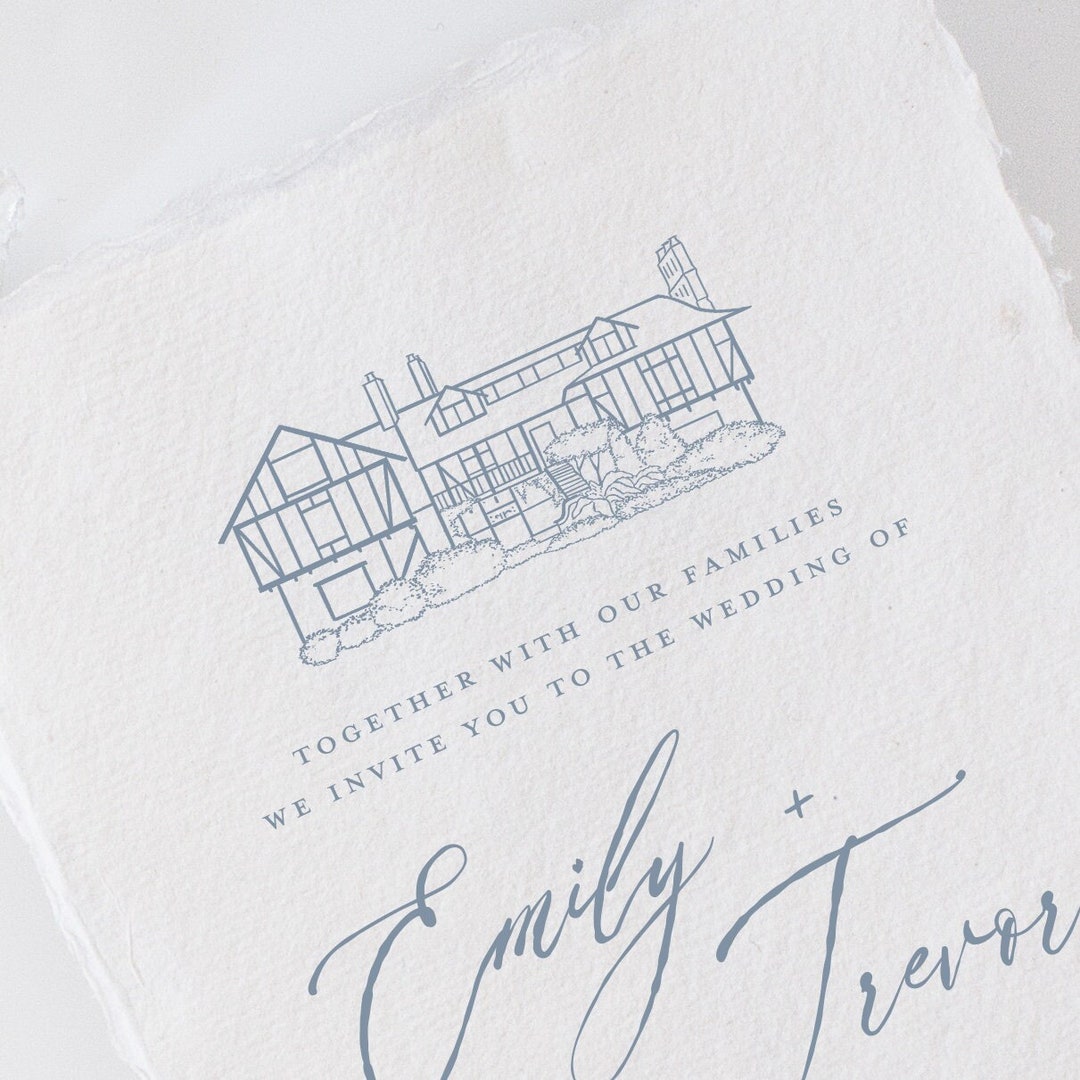 Harvest Inn in St. Helena, CA Venue Illustration Line Drawing PDF & PNG