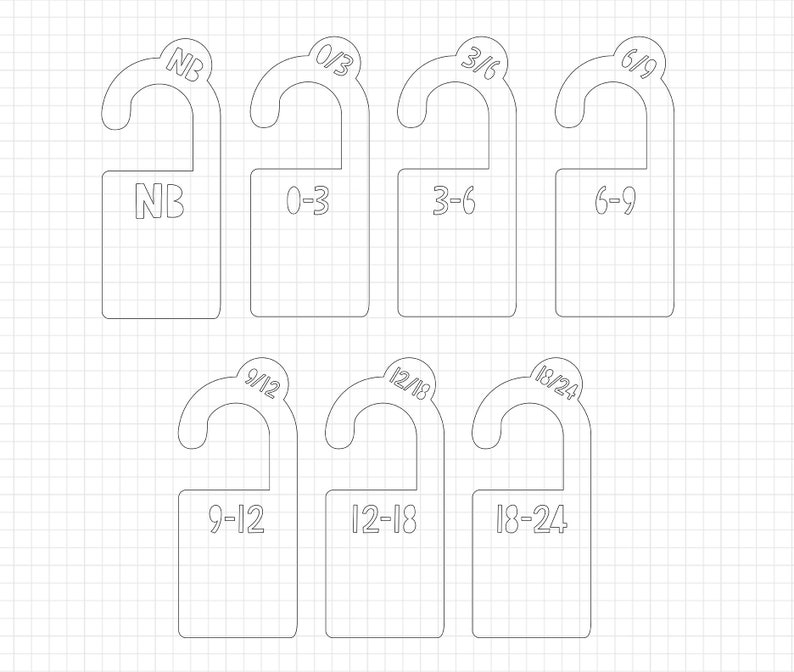 Download Closet Dividers SVG file for laser cutting | Etsy