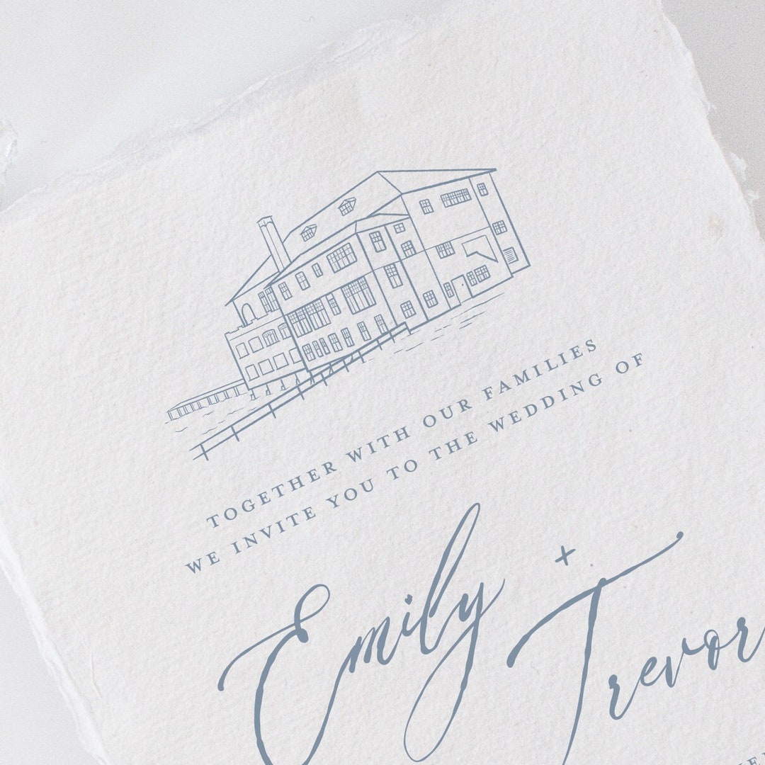 Winthrop Yacht Club in Winthrop, MA Venue Illustration Line Drawing ...