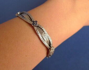 Vintage Tiffany Sterling Silver Twist Bangle 1998 T&co - Minimal